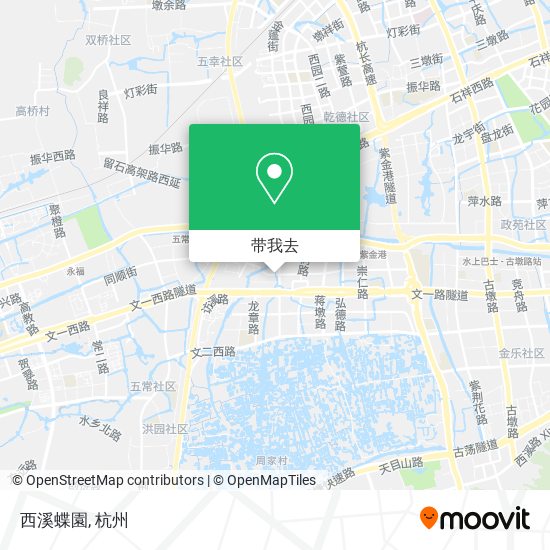 西溪蝶園地图