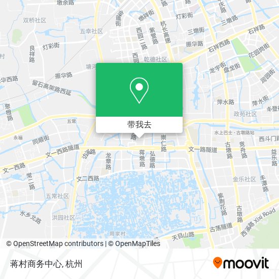 蒋村商务中心地图