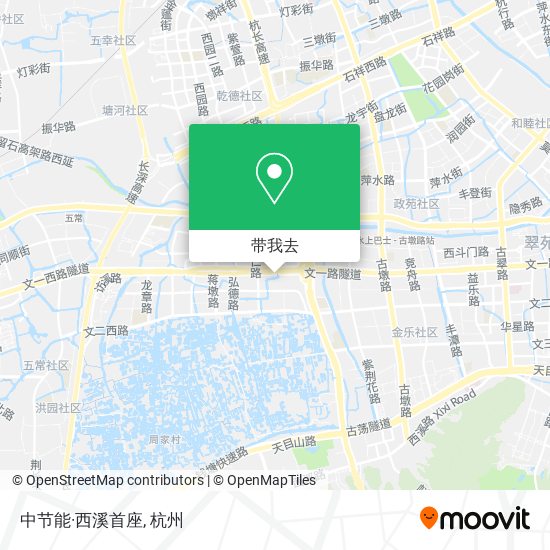 中节能·西溪首座地图
