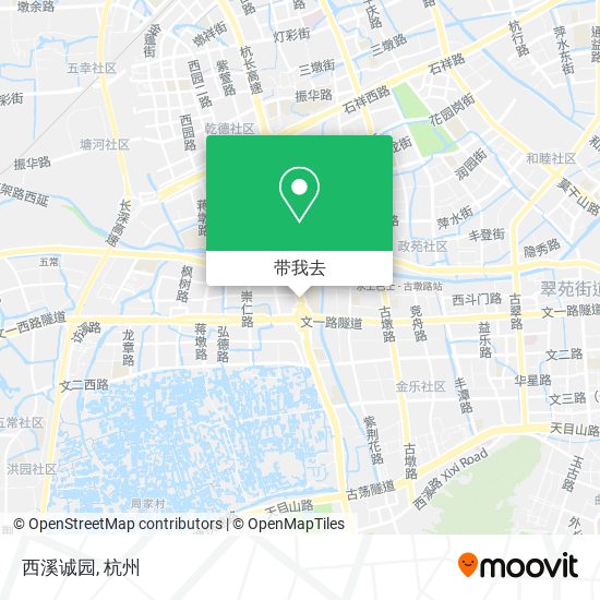 西溪诚园地图