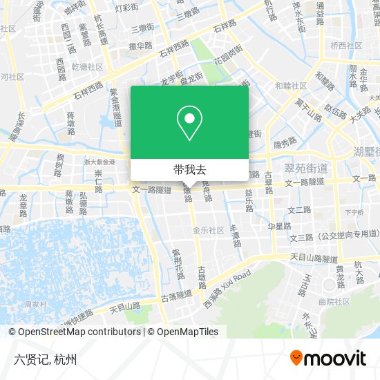 六贤记地图