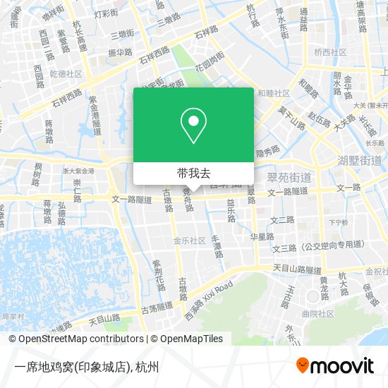 一席地鸡窝(印象城店)地图