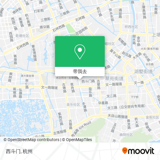 西斗门地图