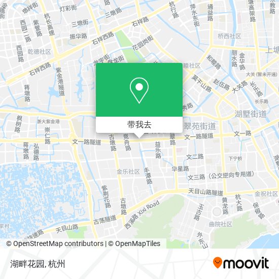 湖畔花园地图