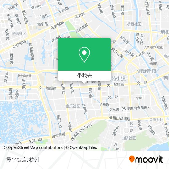 霞平饭店地图