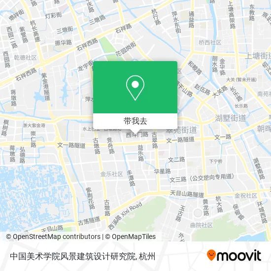 中国美术学院风景建筑设计研究院地图