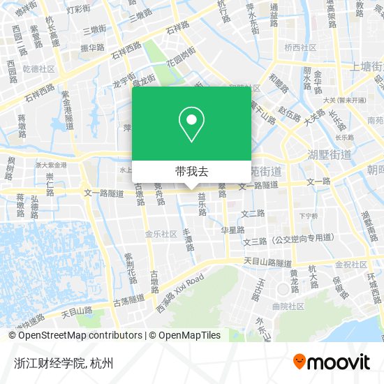 浙江财经学院地图