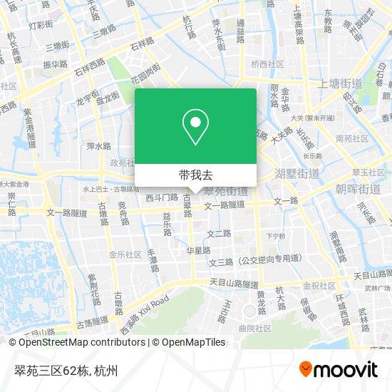 翠苑三区62栋地图