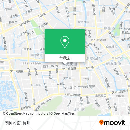 朝鲜冷面地图