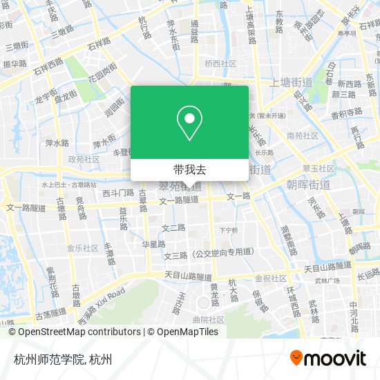 杭州师范学院地图