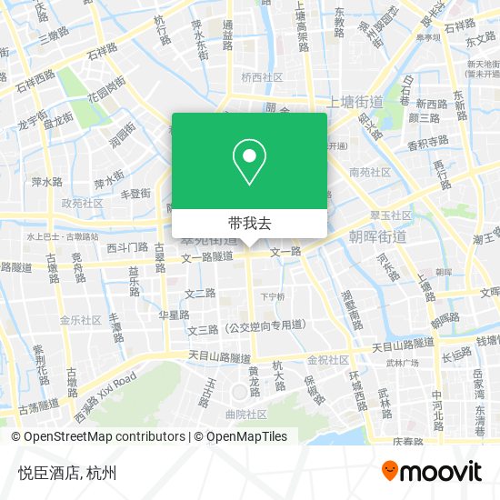 悦臣酒店地图