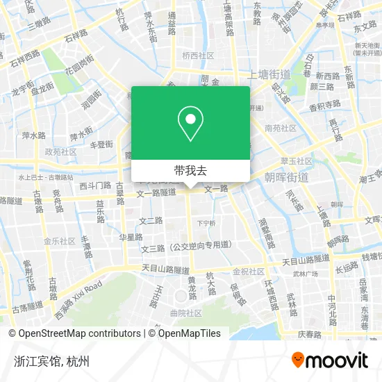 浙江宾馆地图