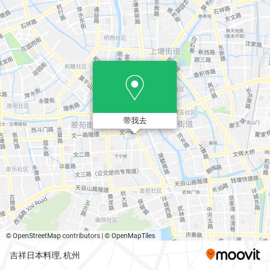 吉祥日本料理地图