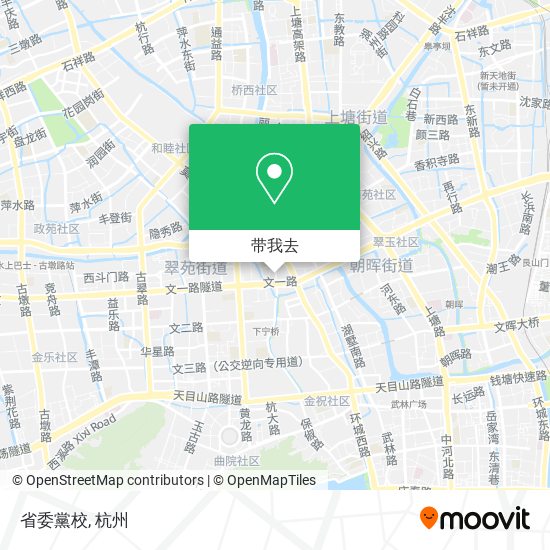 省委黨校地图