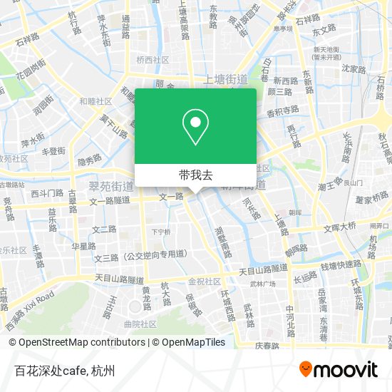 百花深处cafe地图