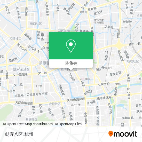 朝晖八区地图
