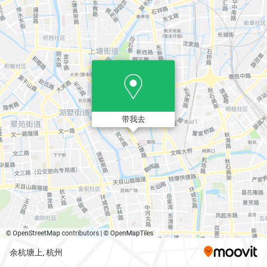 余杭塘上地图