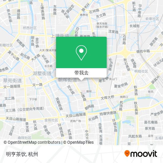明亨茶饮地图