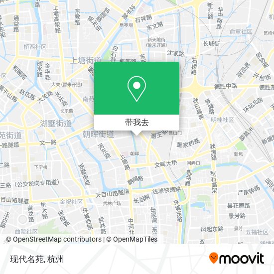 现代名苑地图
