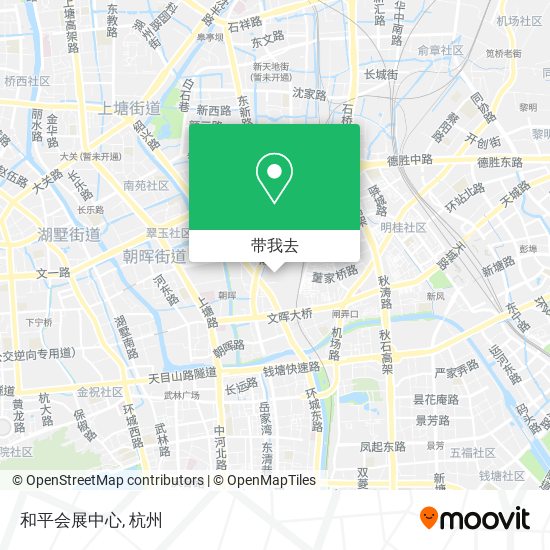 和平会展中心地图