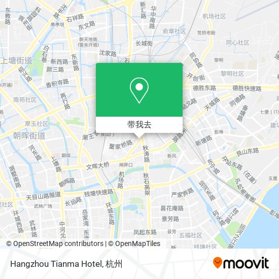 Hangzhou Tianma Hotel地图