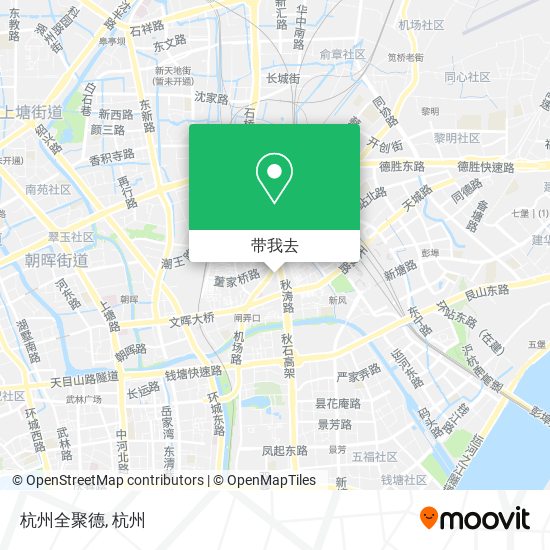杭州全聚德地图
