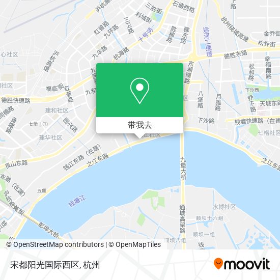 宋都阳光国际西区地图
