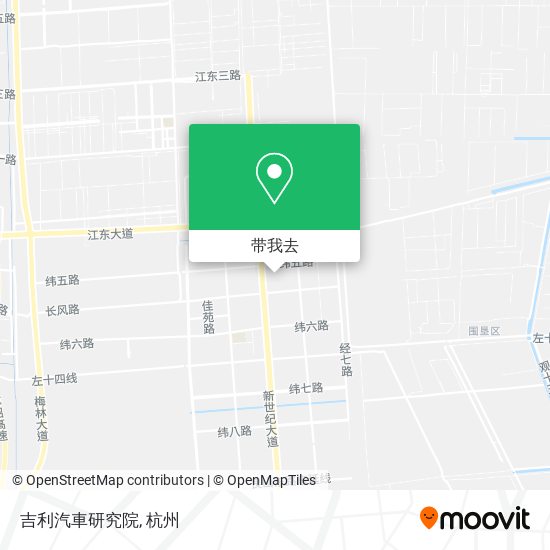 吉利汽車研究院地图