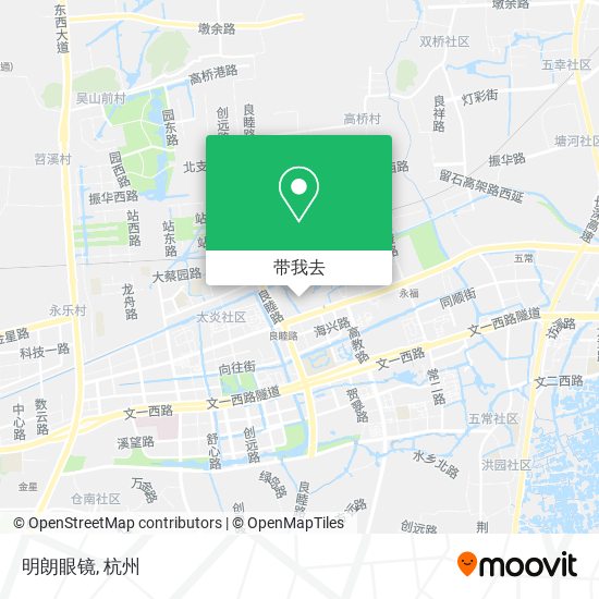 明朗眼镜地图