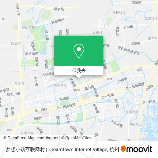 梦想小镇互联网村 | Dreamtown Internet Village地图