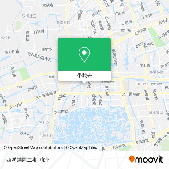 西溪蝶园二期地图