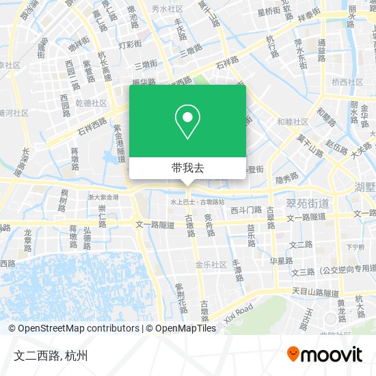 文二西路地图