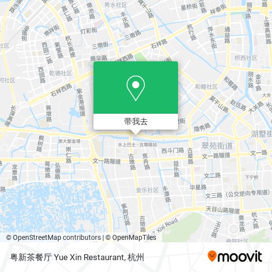 粤新茶餐厅 Yue Xin Restaurant地图