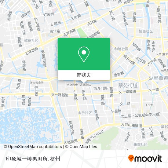 印象城一楼男厕所地图