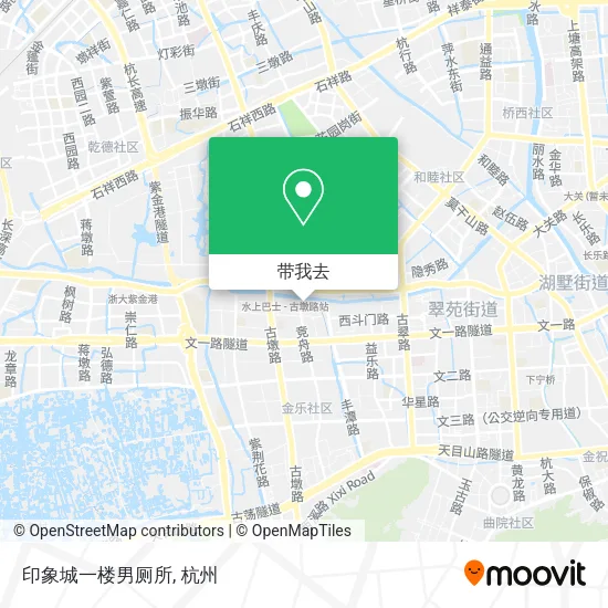 印象城一楼男厕所地图