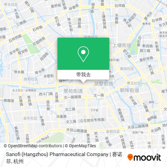 Sanofi (Hangzhou) Pharmaceutical Company | 赛诺菲地图