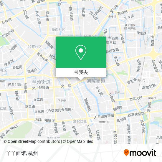 丫丫面馆地图