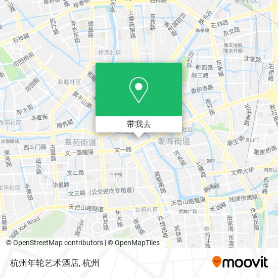 杭州年轮艺术酒店地图