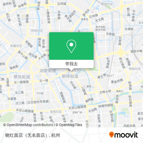 晓红面店（无名面店）地图