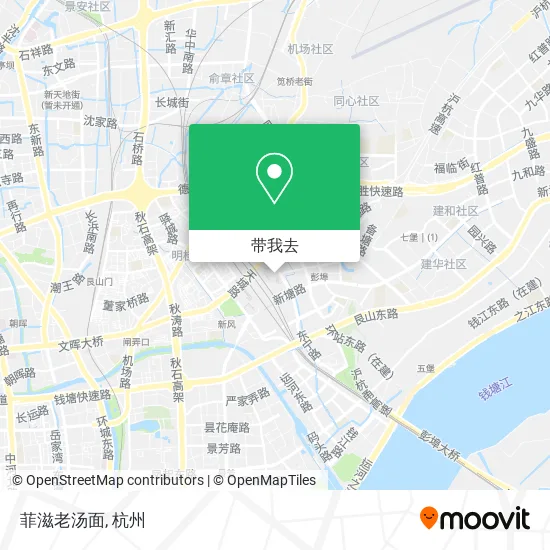 菲滋老汤面地图
