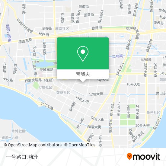 一号路口地图