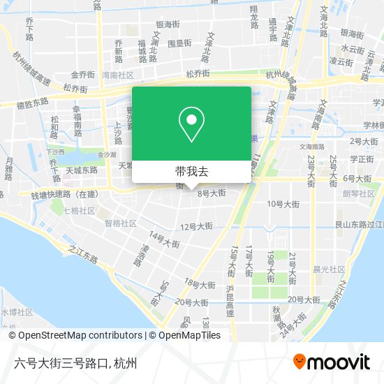 六号大街三号路口地图