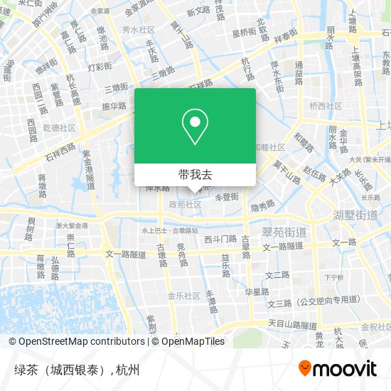绿茶（城西银泰）地图