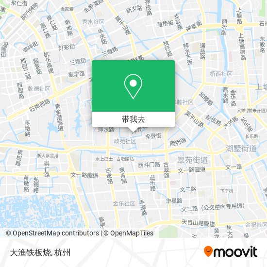 大渔铁板烧地图