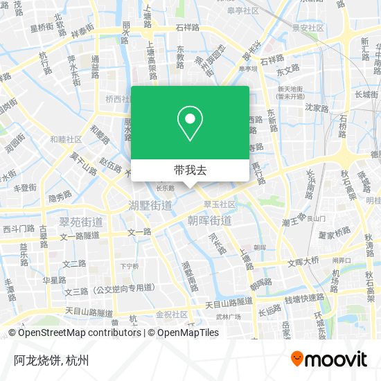 阿龙烧饼地图