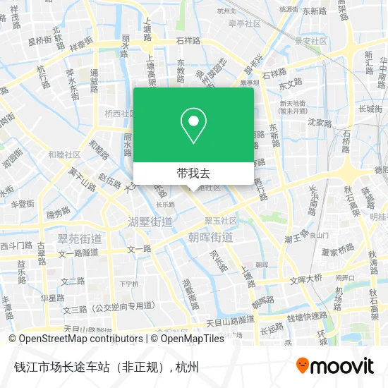 钱江市场长途车站（非正规）地图