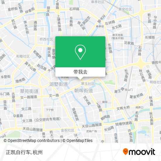 正凯自行车地图