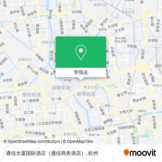 通信大厦国际酒店（通信商务酒店）地图