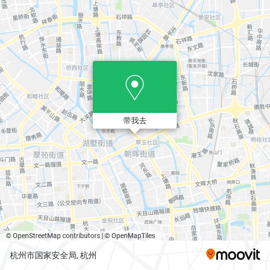 杭州市国家安全局地图