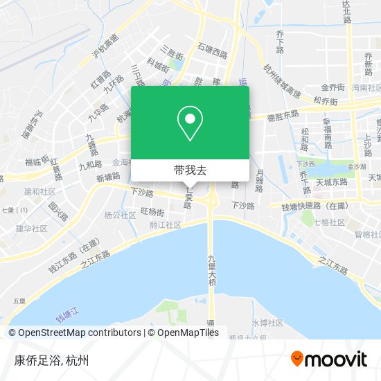 康侨足浴地图